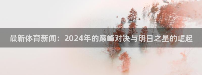 最新体育新闻：2024年的巅峰对决与明日之星的崛起