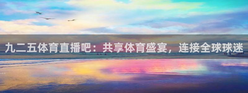 九二五体育直播吧：共享体育盛宴，连接全球球迷