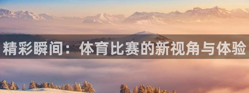精彩瞬间：体育比赛的新视角与体验